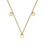 Orphelia - RD-003 - Collier Femme - Or jaune 750/1000 (18 carats) 7.1 gr - Diamant 0.3 cts - 45 cm