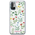 Babaco ERT GROUP mobile phone case for Xiaomi REDMI NOTE 10 5G / POCO M3 PRO original and officially Licensed pattern Flowers 042 optimally adapted to the shape of the mobile phone, case made of TPU