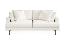 Menard Dyp 3-seters Sofa 205 cm bred - Hvit / Beige Bouclé 3 seter