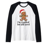 Funny Gingerbread Christmas Snack For Holiday Season Costume Raglan Baseball Tee