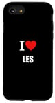 Coque pour iPhone SE (2020) / 7 / 8 Mignon I Love Heart Les Parents Wife Husband Valentine