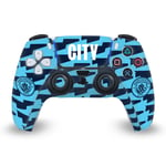 MAN CITY FC LOGO ART VINYL STICKER SKIN DECAL FOR PS5 SONY DUALSENSE CONTROLLER