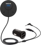 Kinivo BTC480 Bluetooth Hands-Free Car Kit for Cars with Aux Input Jack 3.5 mm