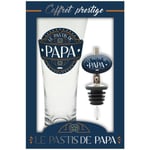 Coffret le pastis de papa - Verre + bec doseur - Idée cadeau - Fête des pères