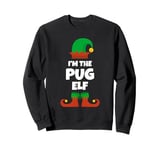 I'm The Pug Elf Family Pajama Christmas Funny Dog Lover Sweatshirt