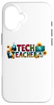 Coque pour iPhone 16 Enseignant technique Enseignement Tech Futurs Étudiants Informatique