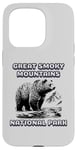 Coque pour iPhone 15 Pro Vacances avec des ours dans le parc national des Great Smoky Mountains