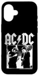 Coque pour iPhone 16 AC/DC Angus et Brian Photo vieilli