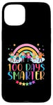 iPhone 15 Plus 100 Days Smarter 100th Day Of School Teacher Rainbow Kids Case