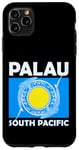 iPhone 11 Pro Max Flag of Palau South Pacific Blue Shark Case