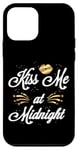 iPhone 12 mini Happy New Year's Eve NYE 2022 Party Kiss Case