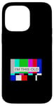 Coque pour iPhone 14 Pro Max No Signal - Télévision Off Air Funny Old Age