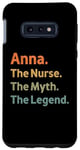 Coque pour Galaxy S10e Anna The Nurse The Myth The Legend Idée vintage amusante