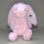 Little Jellycat “Bashful Bunny Pink” Rare Soft Plush Rabbit Toy NEW Original Tag