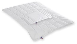 Irisette Tommi & Annika Parure de lit pour Enfant avec Housse de Rangement Blanc 100 x 135 cm et Coussin 40 x 60 cm