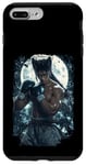 Coque pour iPhone 7 Plus/8 Plus Loup Anime Boxe Loup-garou Alpha Pleine Lune Homme Femme