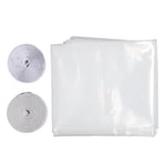 Indoor Window Insulation Film Back Adhesive Hook Loop Fasteners Cuttable