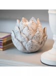 One.World Birkdale Artichoke Pillar Candle Holder, Neutral