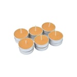 Homéa, Set de 12 Bougies Chauffe-Plat Essentiel Parfum Orange Epicée