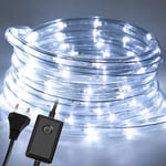 10M Tube Lumineux Extérieur led led Tube lumineux Blanc froid Noël - Hengda