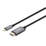 MANHATTAN MH Cable  USB-C Male/HDMI Male  4K@60Hz  1m  Black  Bag