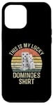 iPhone 12 Pro Max Dominoes Funny Board Game Lover Lucky Domino Player Vintage Case