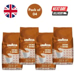 4x Lavazza Crema e Aroma Coffee Beans 1kg - Premium Italian Espresso Roast