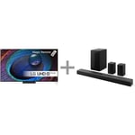 LG UR9100 75" 4K LED TV + LG S70TR 5.1.1 Soundbar Dolby Atmos -tuotepaketti