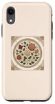 Coque pour iPhone XR Rose florale botanique, style bohème minimaliste, roses d'amour