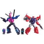 Transformers Age of The Primes Wreck ‘n Doom Collection, Pack de 2 Figurines Convertibles Topspin et Spinister