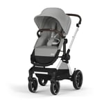 Cybex - Poussette tout-terrain Eos Lux 2-en-1 - Silver / Stone Grey