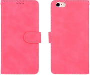 Shell Mobile Cas De Portefeuille Pour Iphone 6 Plus/6s Plus Botier De Portefeuille En Cuir Pu Avec Porte Poignet De Carte De Crédit Housse De Protection Antichoc Pour Iphone 6 Plus/6s Plus .Télé