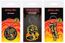 Cobra Kai Porte-clés 2D PVC 7x12,5cm (Lot de 3) - 5038104132773