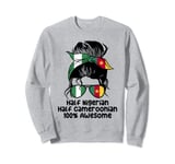 Half Nigerian half Cameroonian Nigeria Cameroon Mix Sweatshirt