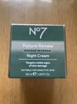 No7 FUTURE RENEW Damage Reversal Night Cream 50ml New