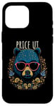 Coque pour iPhone 16 Pro Max Price Utah Ours portant des lunettes de soleil et des fleurs