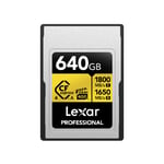 LEXAR CFEXPRESS 640GB TYPE-A R1800/W1650