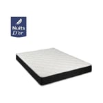 Nuits D'or - Lot de 2 Matelas 90x190 Latex Haute Résilience 80 Kg/m3 + Aertech - Epaisseur 20 Cm - Soutien Ferme - + 2 Protèges Matelas offerts 90 190