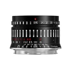 TTArtisan Objectif 35 mm F0.95 APS-C à Grande Ouverture Manuelle sans Miroir pour Appareil Photo Leica L Mount Compatible Leica T Leica TL Leica TL2 Leica CL