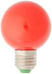 JANDEI - Ampoule led rouge E27 4W 60mm, 4W