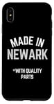 Coque pour iPhone XS Max Made In Newark - Slogan amusant Born In Newark