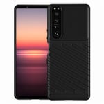 Foluu Case for Sony Xperia 1 III Case, Xperia 1 III Case, Ultra-Thin Premium Soft TPU Protective Cover with Anti-Slip Shockproof Slim Durable for Sony Xperia 1 III 2021 (Black)