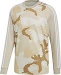 Adidas Camo LS Tee T-Shirt Homme, Multicolor/Clear Brown, FR : XS (Taille Fabricant : XS)