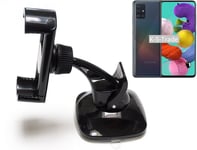 Car holder windshield dashboard for Samsung Galaxy A51 Smartphone mount bracket