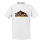 T-Shirt Enfant Creche Naissance De Jesus Noel Rois Mages Marie Bible