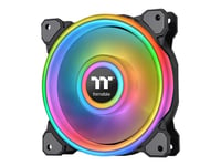 Thermaltake Riing Quad 12 Rgb Radiator Fan Tt - Premium Edition - Lådfläkt - 120 Mm - Svart