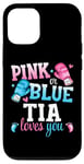 iPhone 13 Pro Pink Or Blue Tia Loves You Boxing Gender Reveal Party Case