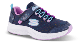 Skechers Barnesneaker Navy Multi  - Str. 36 - Tekstil/gummi/