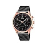 Lotus pour des Hommes Analogique Quartz Montre avec Bracelet en Acier Inoxydable 18789/1