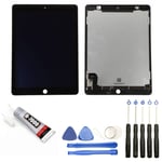 ECRAN COMPLET: VITRE + ECRAN LCD POUR iPad Air 2 NOIR +OUTILS+COLLE